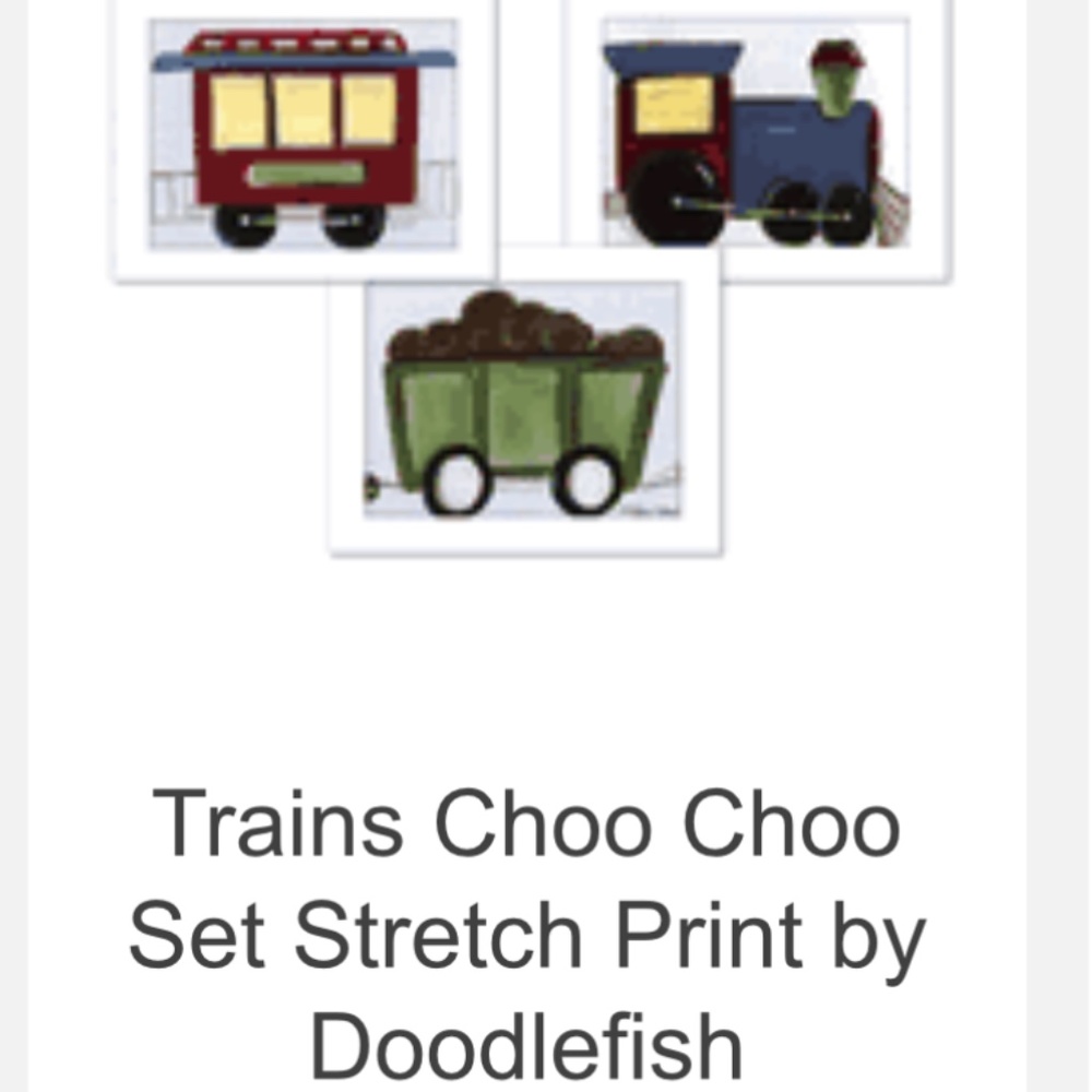 Train Choo Choo framed art by Doodlefish